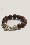 Parts of Four Bodhichitta S3 Charm Bodhichitta S3 Bracelet PS4-1418-1-BC+MA-YGCY Bodhichitta Beads+Matte Sterling Silver PPOF10